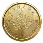 1/10 oz Gold Canadian Maple Leaf Coin Current Year