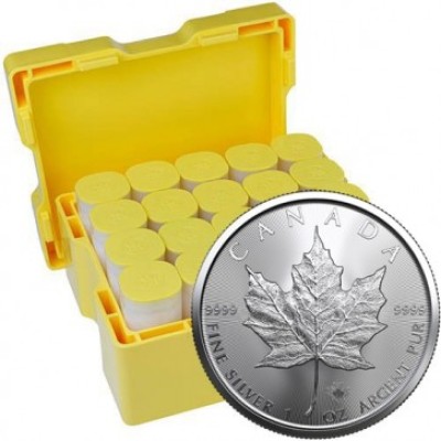 500 x 2023 Canadian Maple Leaf 1 oz Silver Coin
