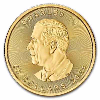 2024 Canadian Maple Leaf 1 oz Gold Coin