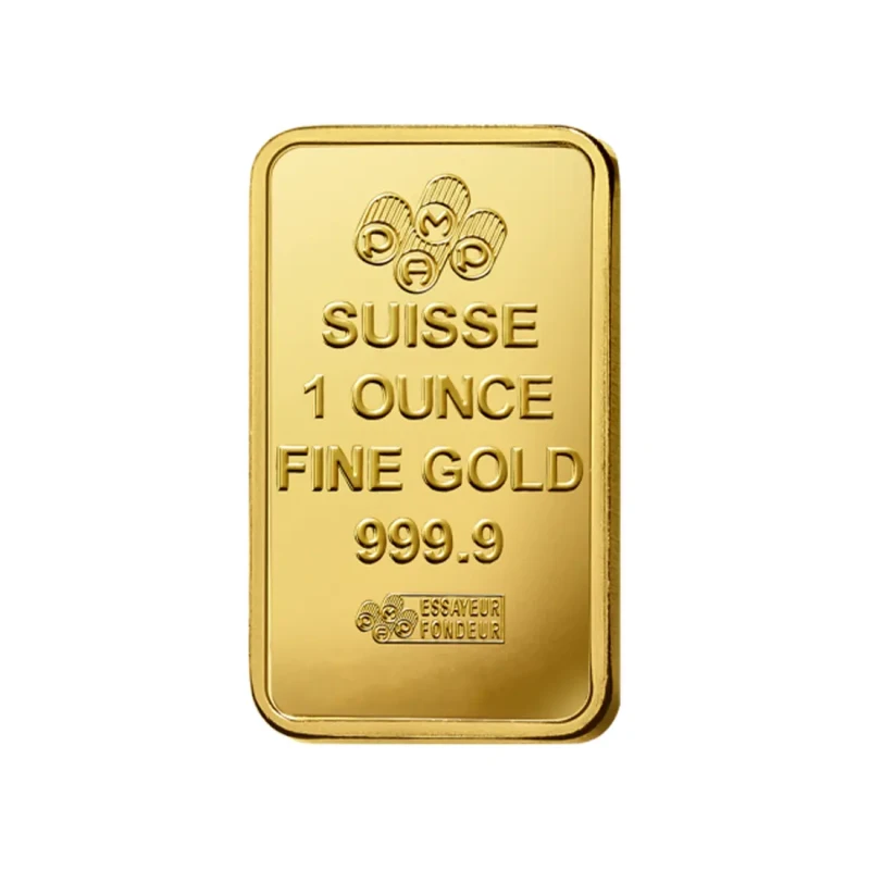 1 oz Gold PAMP Suisse Fortuna Veriscan Bar
